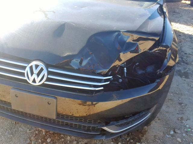 1VWAP7A38DC032505 - 2013 VOLKSWAGEN PASSAT S BLACK photo 9