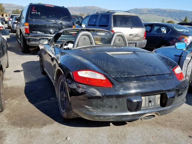 WP0CA29828U712089 - 2008 PORSCHE BOXSTER BLACK photo 3