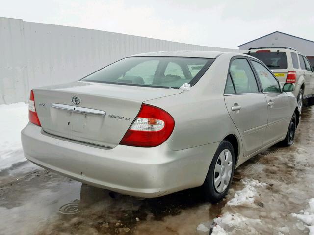 4T1BE32K94U897050 - 2004 TOYOTA CAMRY LE SILVER photo 4