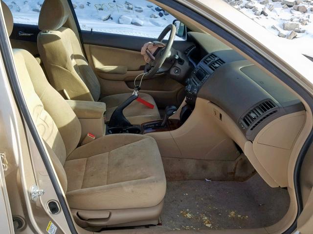 1HGCM56766A174677 - 2006 HONDA ACCORD EX GOLD photo 5