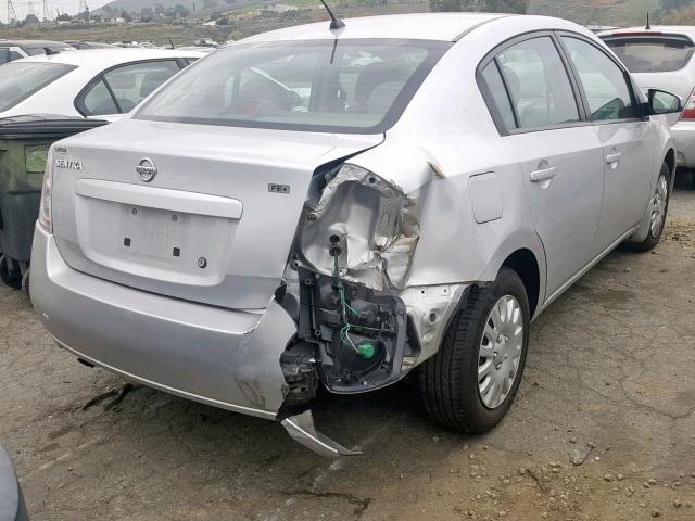 3N1AB61E59L645449 - 2009 NISSAN SENTRA 2.0 SILVER photo 4