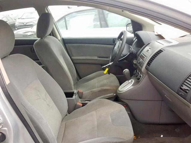 3N1AB61E59L645449 - 2009 NISSAN SENTRA 2.0 SILVER photo 5