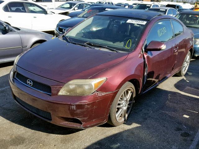 JTKDE167X70152836 - 2007 TOYOTA SCION TC Bordo foto 2