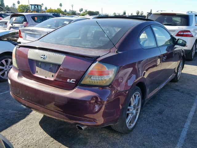 JTKDE167X70152836 - 2007 TOYOTA SCION TC Bordo foto 4