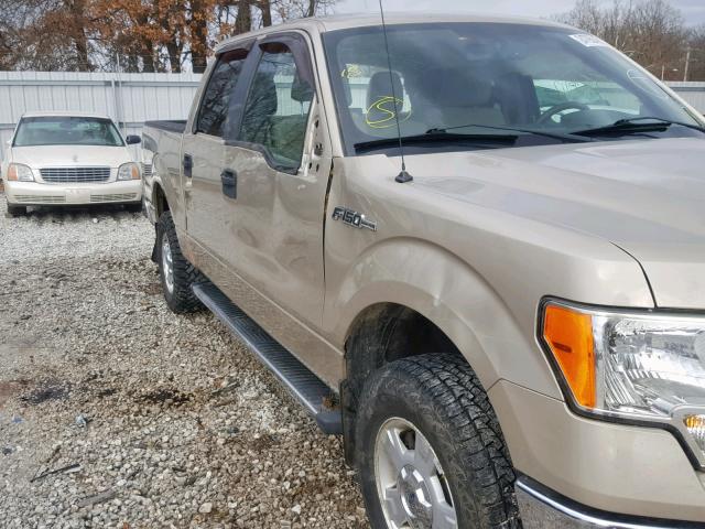 1FTFW1EV0AFA26454 - 2010 FORD F150 SUPER TAN photo 9