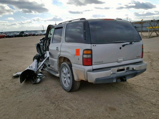 1GKEK63U65J185985 - 2005 GMC YUKON DENA BEIGE photo 3