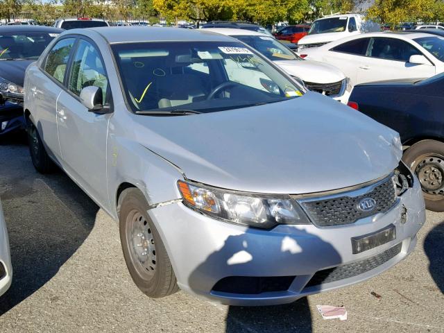 KNAFU4A28B5378298 - 2011 KIA FORTE EX SILVER photo 1