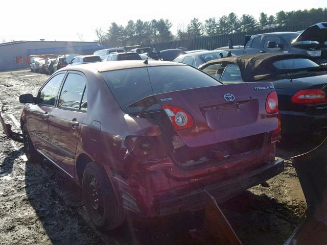 1NXBR32E23Z024897 - 2003 TOYOTA COROLLA CE 红色 照片 3