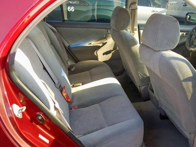 1NXBR32E23Z024897 - 2003 TOYOTA COROLLA CE 红色 照片 6