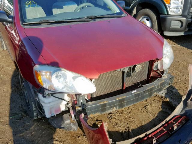 1NXBR32E23Z024897 - 2003 TOYOTA COROLLA CE 红色 照片 9
