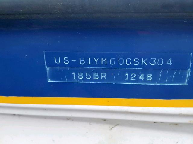 B1YM60CSK304 - 2002 BOAT MARINE/TRL SILVER photo 10