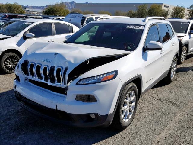 1C4PJLCS6EW122845 - 2014 JEEP CHEROKEE L WHITE photo 2