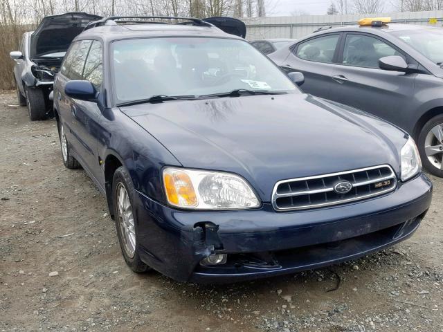 4S3BH635X37300989 - 2003 SUBARU LEGACY L BLUE photo 1