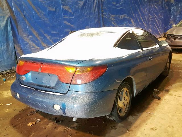 1G8ZY12712Z274669 - 2002 SATURN SL1 BLUE photo 4