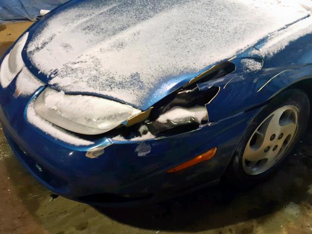 1G8ZY12712Z274669 - 2002 SATURN SL1 BLUE photo 9