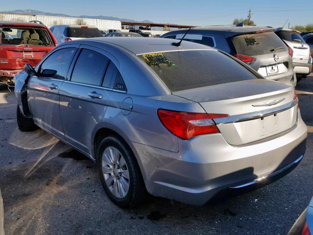 1C3CCBAB0EN213545 - 2014 CHRYSLER 200 LX SILVER photo 3