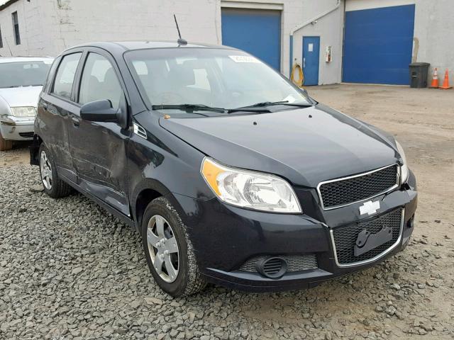 KL1TD6DE4AB127504 - 2010 CHEVROLET AVEO LS BLACK photo 1