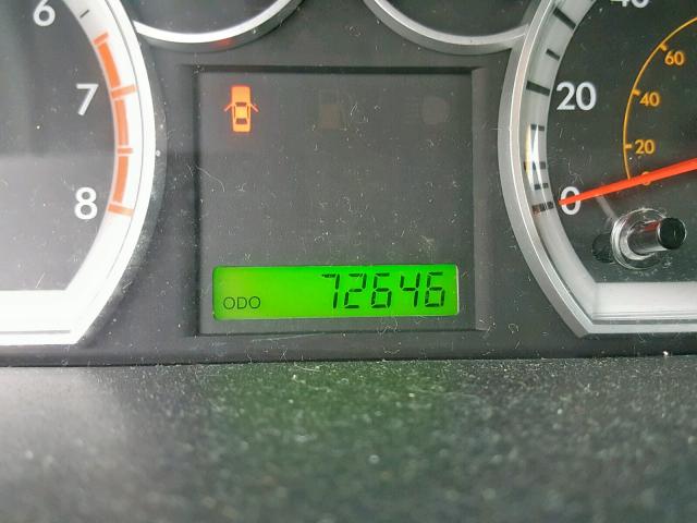 KL1TD6DE4AB127504 - 2010 CHEVROLET AVEO LS BLACK photo 8