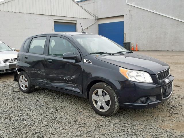 KL1TD6DE4AB127504 - 2010 CHEVROLET AVEO LS BLACK photo 9