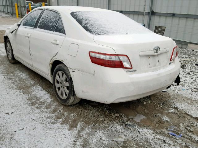 4T1BB46K48U032002 - 2008 TOYOTA CAMRY HYBR WHITE photo 3