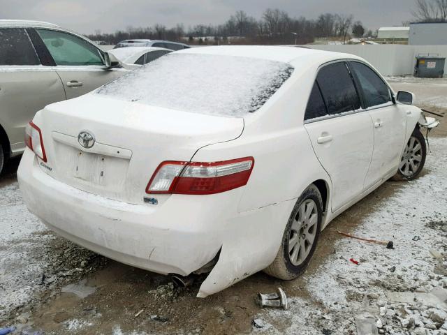 4T1BB46K48U032002 - 2008 TOYOTA CAMRY HYBR WHITE photo 4