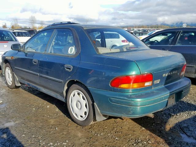 JF1GC4358WG502538 - 1998 SUBARU IMPREZA L GREEN photo 3