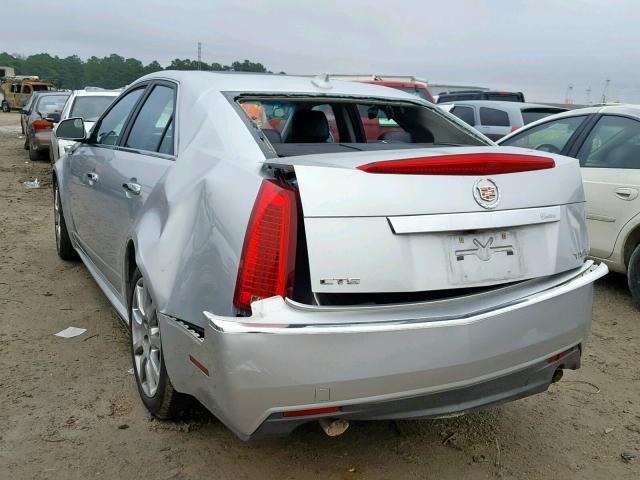 1G6DF5E52C0114221 - 2012 CADILLAC CTS LUXURY SILVER photo 3