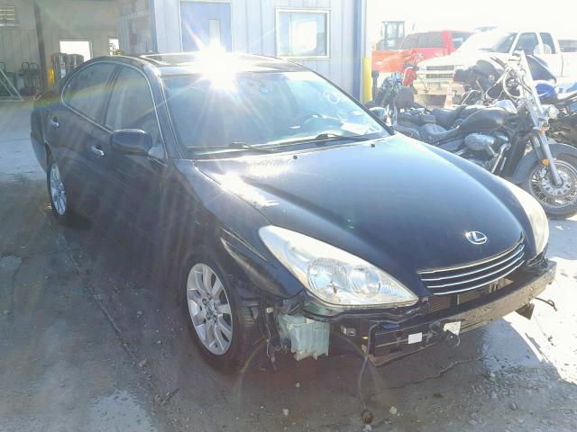 JTHBF30GX20031568 - 2002 LEXUS ES 300 BLACK photo 1