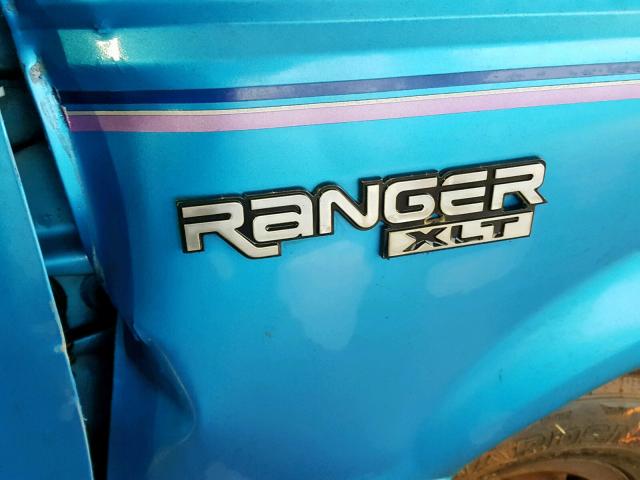 1FTCR14A4RPB50984 - 1994 FORD RANGER SUP BLUE photo 9