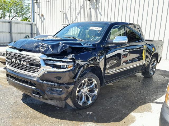 1C6SRFHT1KN516039 - 2019 RAM 1500 LIMIT BLACK photo 2