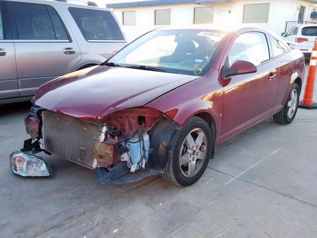 1G2AS18H797226897 - 2009 PONTIAC G5 BURGUNDY photo 2