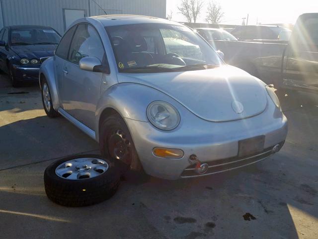 3VWCK21C12M444335 - 2002 VOLKSWAGEN NEW BEETLE GRAY photo 1