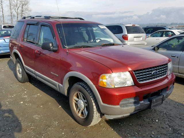 1FMZU73E62ZA61939 - 2002 FORD EXPLORER X RED photo 1