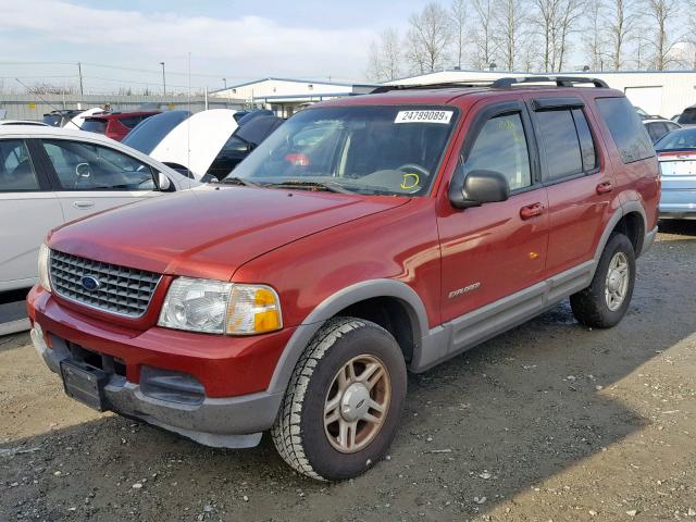 1FMZU73E62ZA61939 - 2002 FORD EXPLORER X RED photo 2