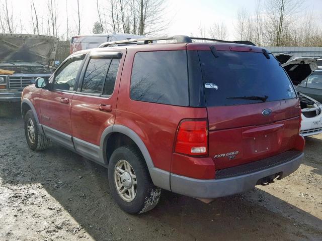 1FMZU73E62ZA61939 - 2002 FORD EXPLORER X RED photo 3