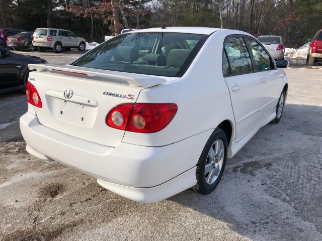 2T1BR32E17C793589 - 2007 TOYOTA COROLLA CE WHITE photo 4