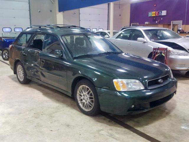 4S3BH635X37303603 - 2003 SUBARU LEGACY L GREEN photo 1