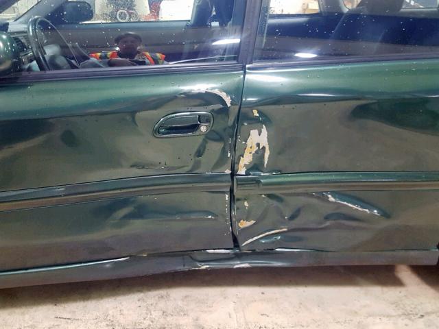 4S3BH635X37303603 - 2003 SUBARU LEGACY L GREEN photo 9