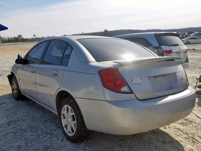 1G8AJ52F13Z143808 - 2003 SATURN ION LEVEL SILVER photo 3