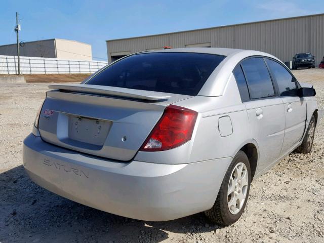 1G8AJ52F13Z143808 - 2003 SATURN ION LEVEL SILVER photo 4