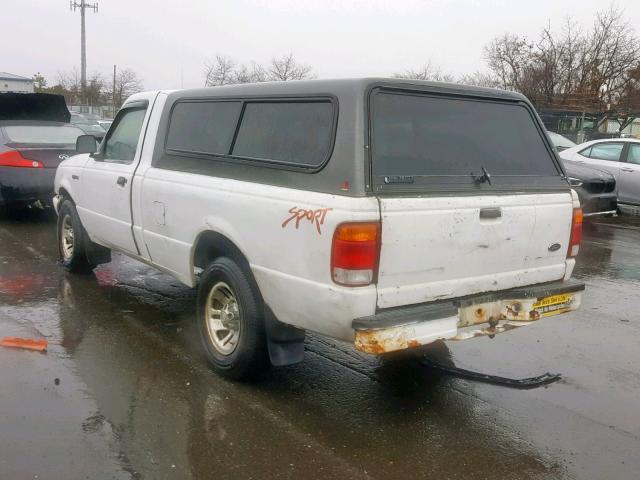 1FTYR10C2XTA90687 - 1999 FORD RANGER WHITE photo 3