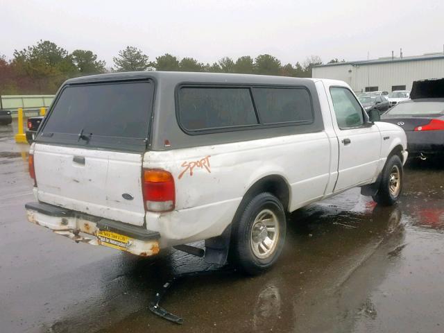 1FTYR10C2XTA90687 - 1999 FORD RANGER WHITE photo 4