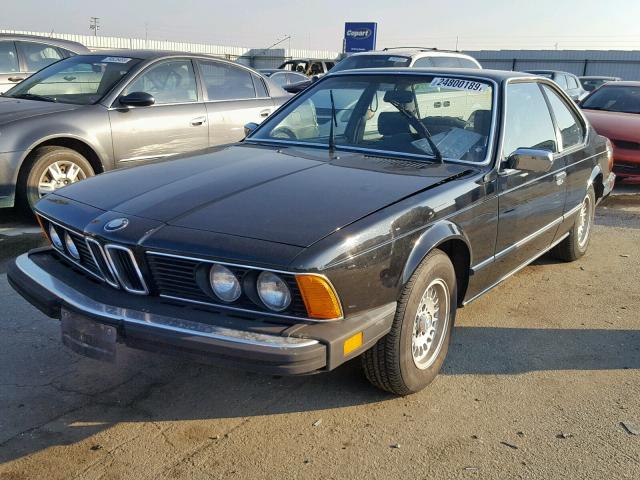 WBAEB7404E6727968 - 1984 BMW 633 CSI BLACK photo 2