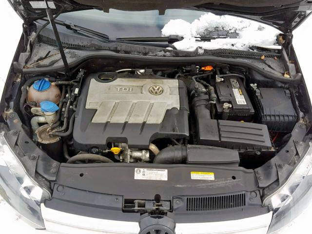 3VWPL7AJ5EM612721 - 2014 VOLKSWAGEN JETTA TDI WHITE photo 7