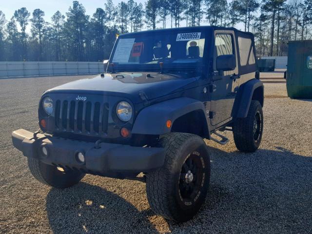 1J4AA2D10AL144125 - 2010 JEEP WRANGLER S BLACK photo 2