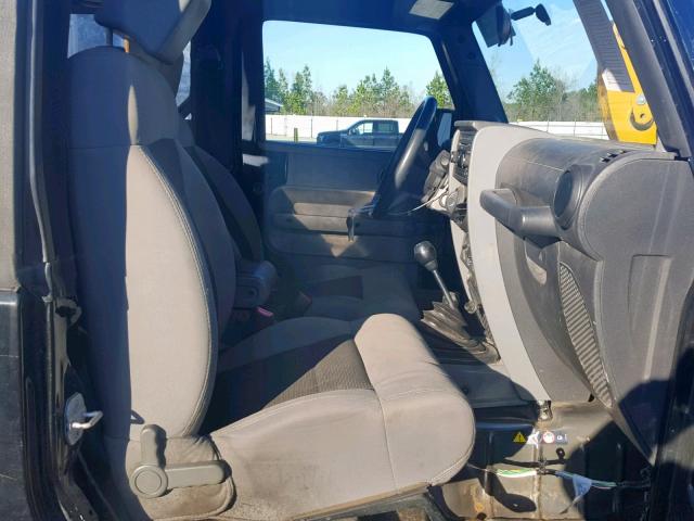 1J4AA2D10AL144125 - 2010 JEEP WRANGLER S BLACK photo 5