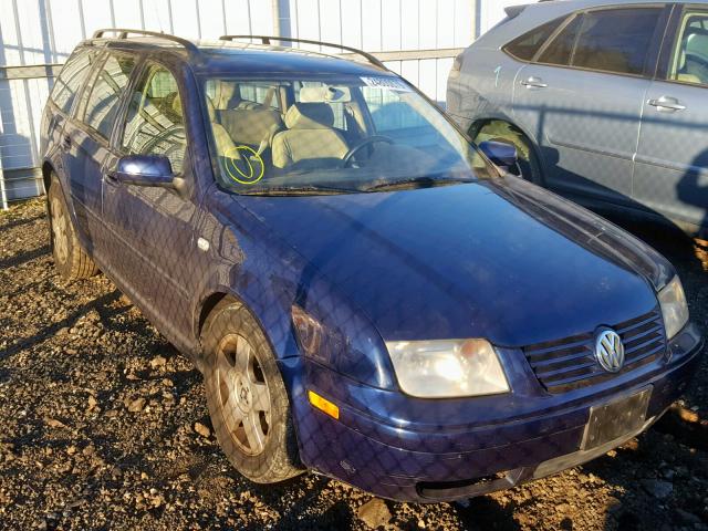 WVWSP61J62W616428 - 2002 VOLKSWAGEN JETTA GLS BLUE photo 1