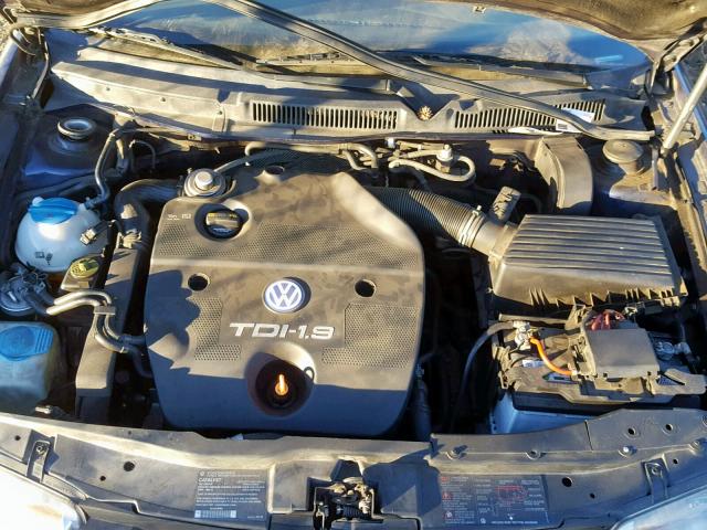 WVWSP61J62W616428 - 2002 VOLKSWAGEN JETTA GLS BLUE photo 7