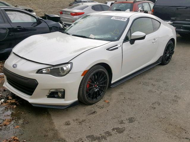 JF1ZCAC19F9601099 - 2015 SUBARU BRZ 2.0 LI WHITE photo 2