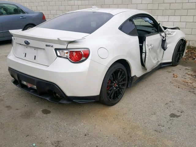 JF1ZCAC19F9601099 - 2015 SUBARU BRZ 2.0 LI WHITE photo 4